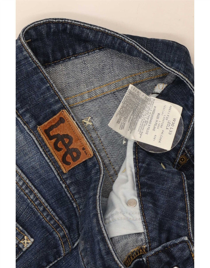Lee Dame Leola Bootcut Jeans W30 L27 Blå Bomuld