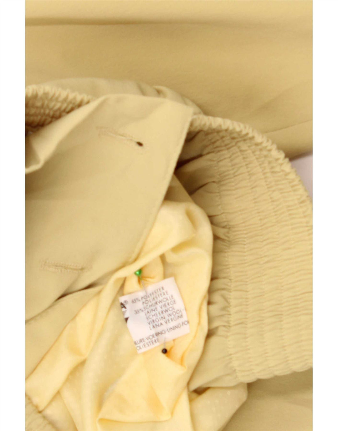 Trevira Dame Dobbeltradet Oversized Bomberjakke IT 44 Medium Gul