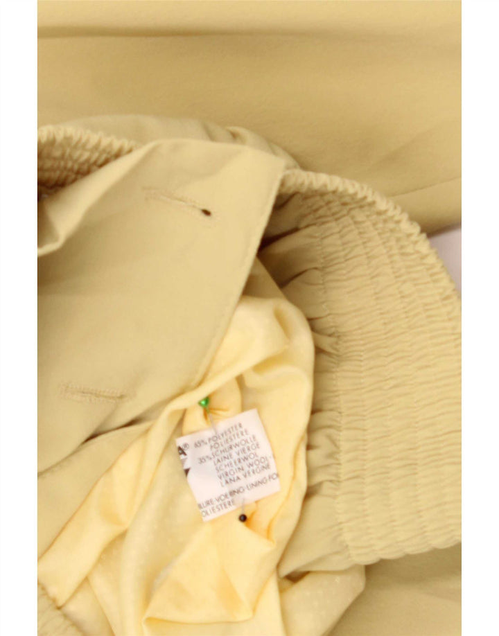 Trevira Dame Dobbeltradet Oversized Bomberjakke IT 44 Medium Gul