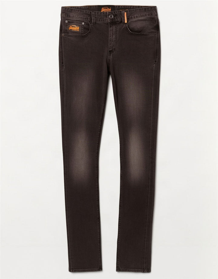 Superdry Herre Super Skinny Jeans W32 L32 Grå Bomuld