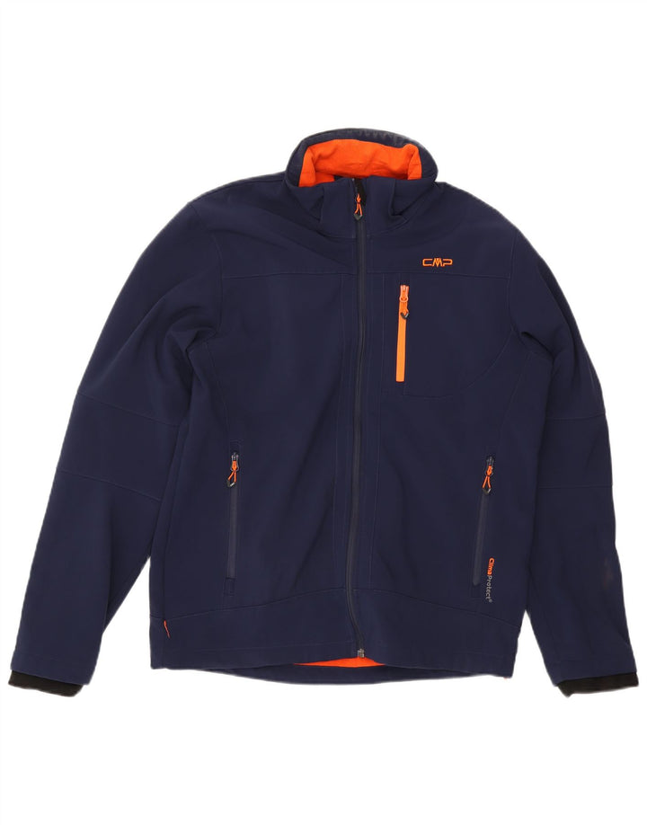 CMP Herre Windbreaker Jacket IT 50 Large Navy Blue Polyester