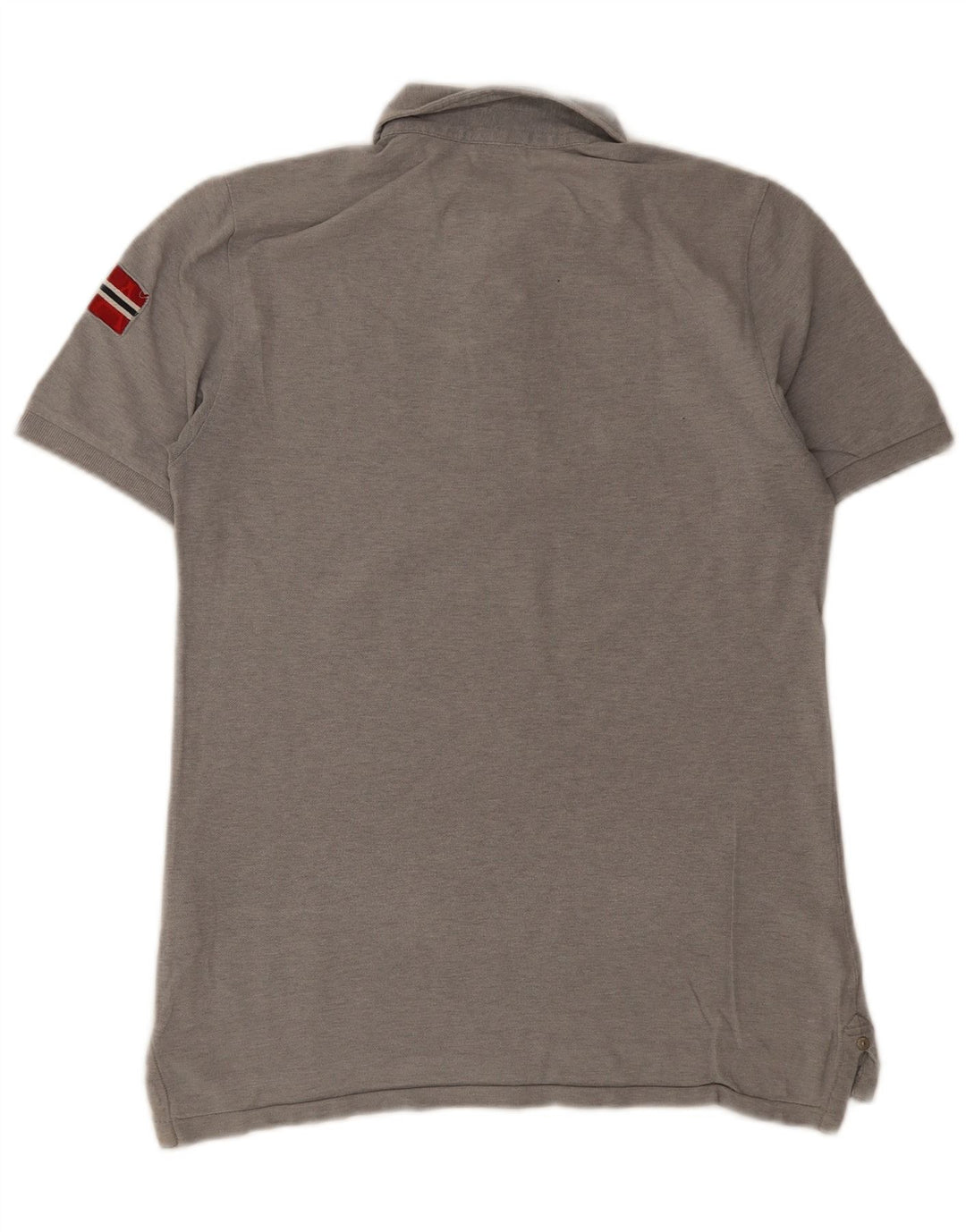 Napapijri Herre Geographic Polo Shirt Lille Grå Bomuld