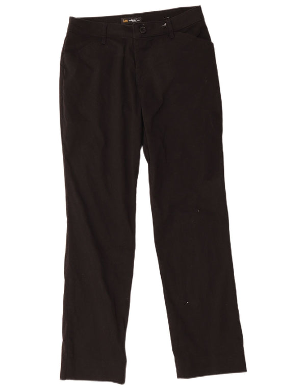 Lee Dame Mid Rise Lige Casual Bukser US 4 Small W28 L29 Sort
