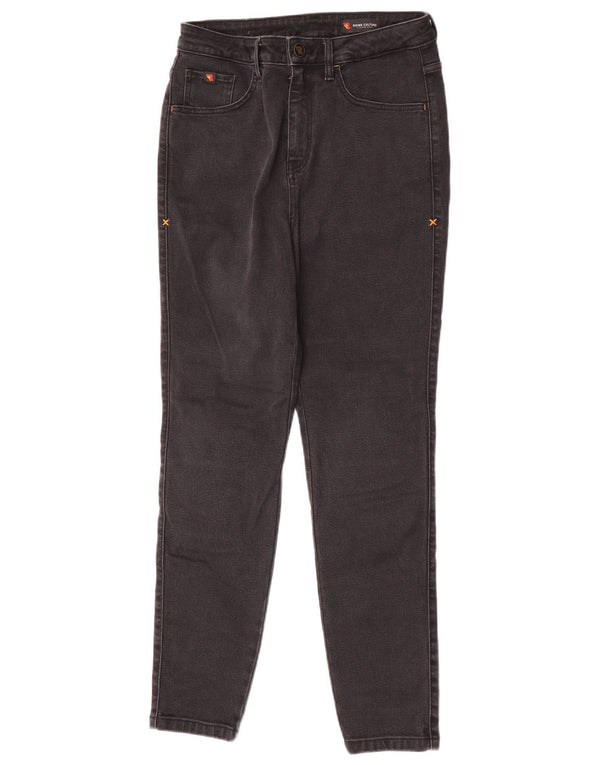 Vintage dame jeans med høj talje, W32 L30 sort bomuld