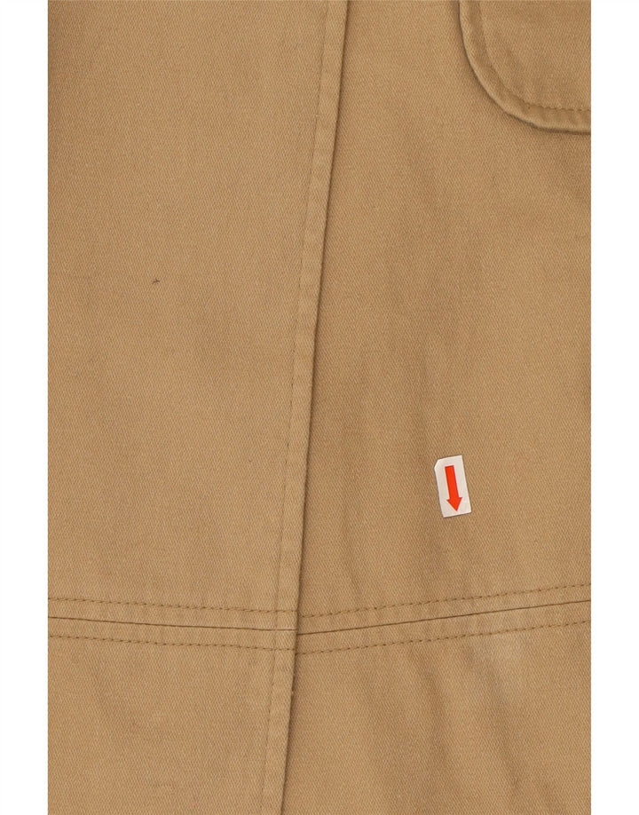 WHITE STUFF Womens Double Breasted Coat UK 12 Medium Beige Cotton