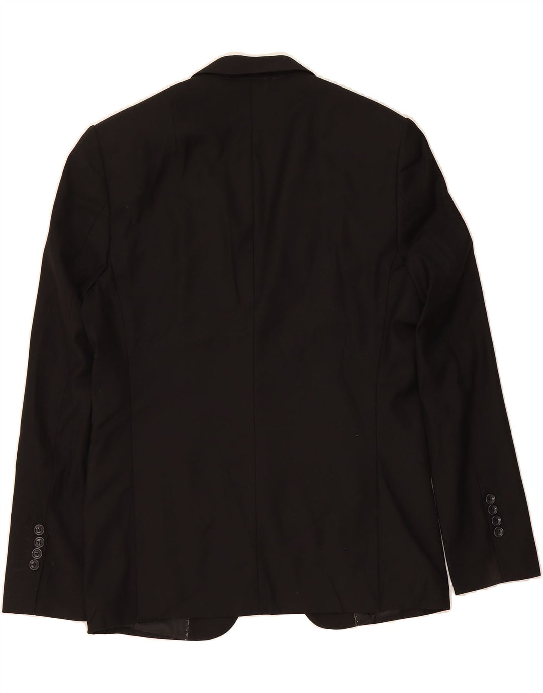 PIERRE CARDIN Mens 1 Button Blazer Jacket IT 48 Medium Black Wool Vintage Pierre Cardin and Second-Hand Pierre Cardin from Messina Hembry 