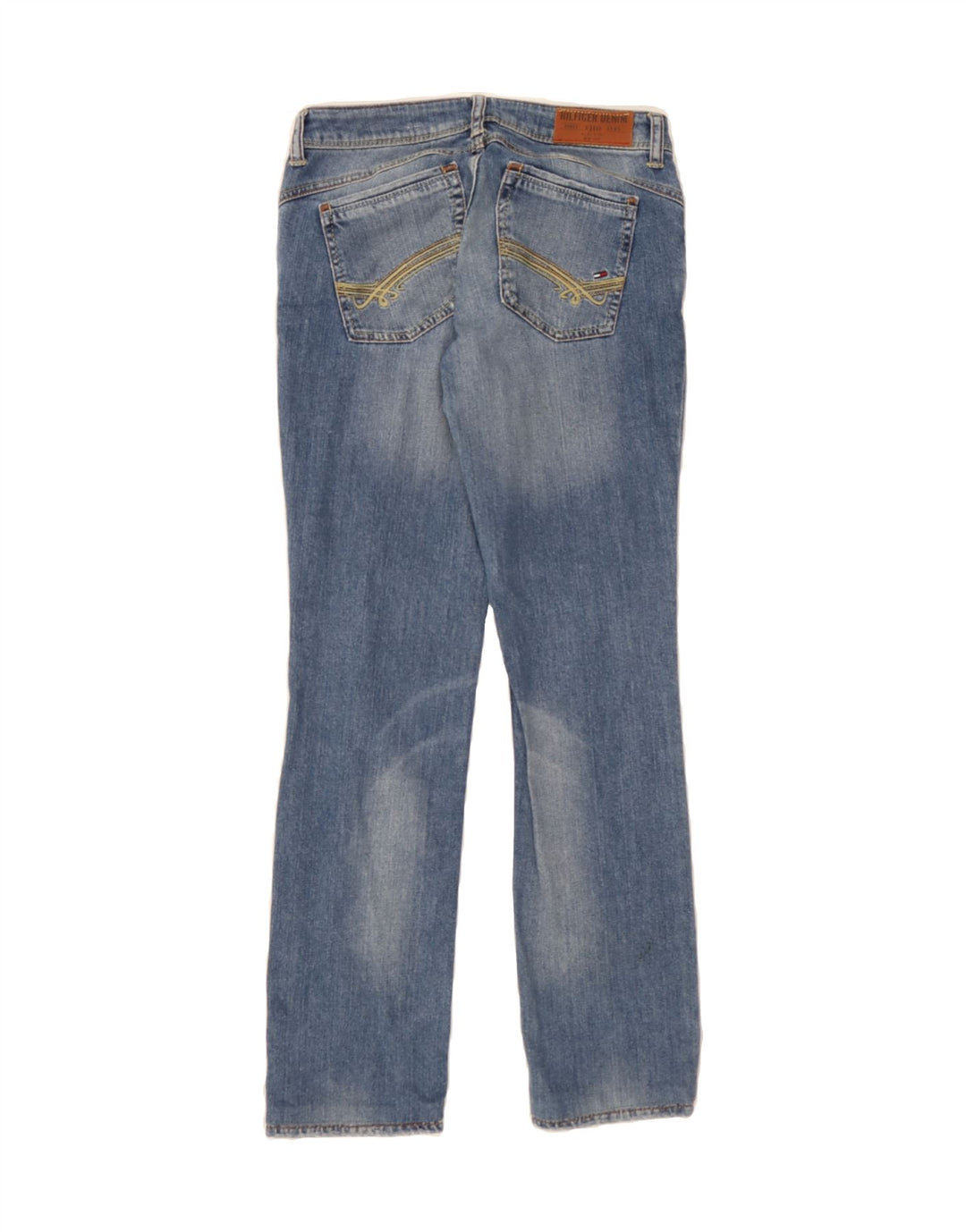 TOMMY HILFIGER Womens Straight Jeans W30 L30 Blue Cotton Vintage Tommy Hilfiger and Second-Hand Tommy Hilfiger from Messina Hembry 