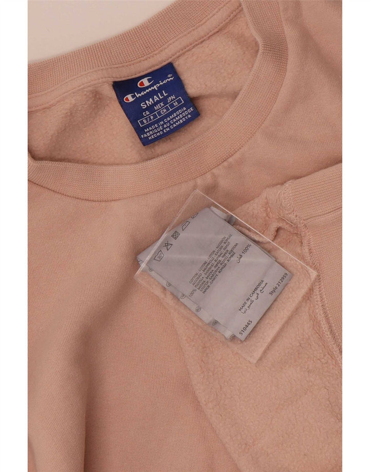 Champion Herre Sweatshirt Jumper Lille Pink Bomuld