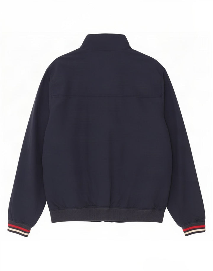 Tommy Hilfiger Herre Bomber Jacket UK 42 XL Navy Blue Polyamid