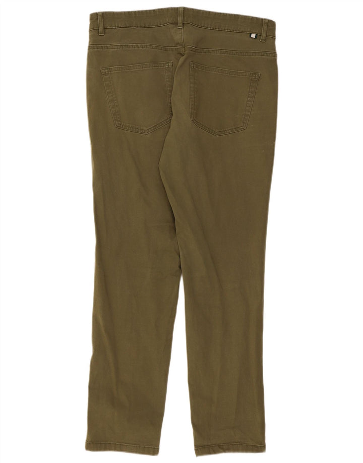 Ted Baker Herre Slim Casual Bukser W32 L29 Khaki Bomuld