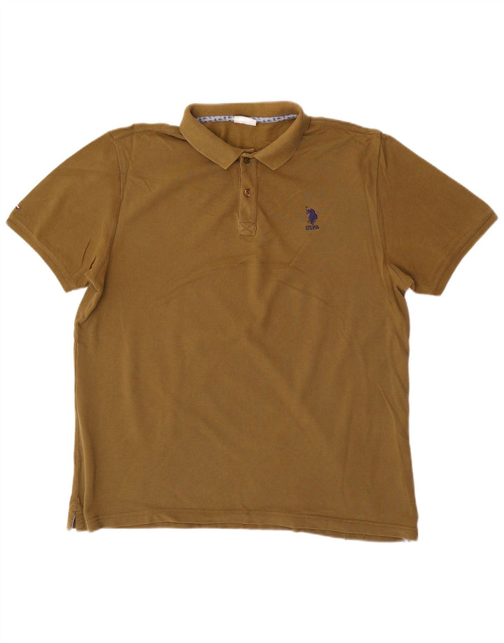 U.S. Polo Assn. Herreskjorte XL Khaki Bomuld