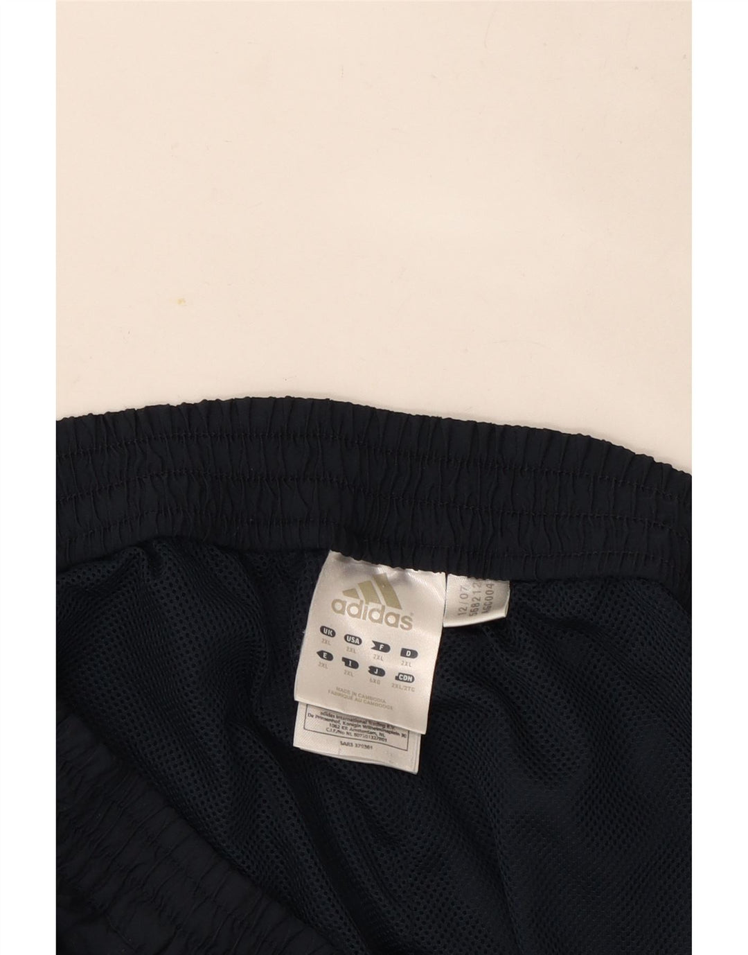 Adidas Træningsdragt bukser til mænd 2XL marineblå polyester