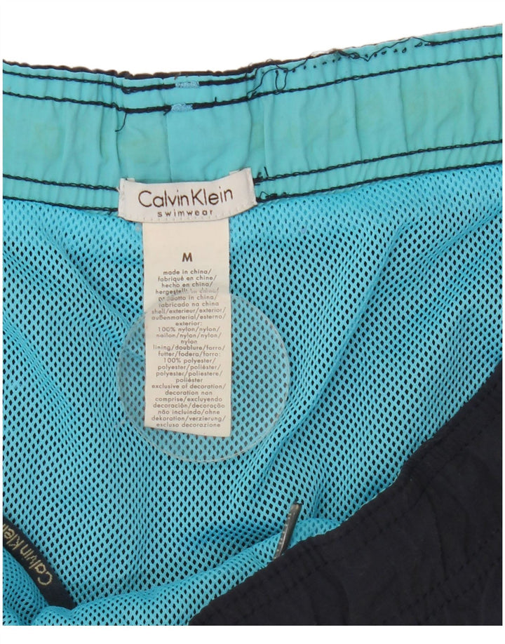 Calvin Klein Badeshorts til mænd mellem marineblå nylon
