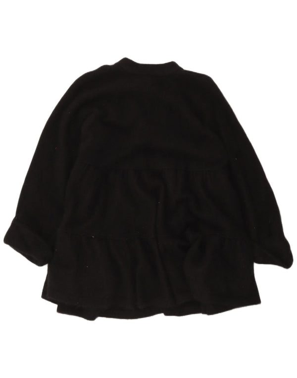 Luisa Spagnoli Dame Longline Cardigan Sweater UK 16 Large Black