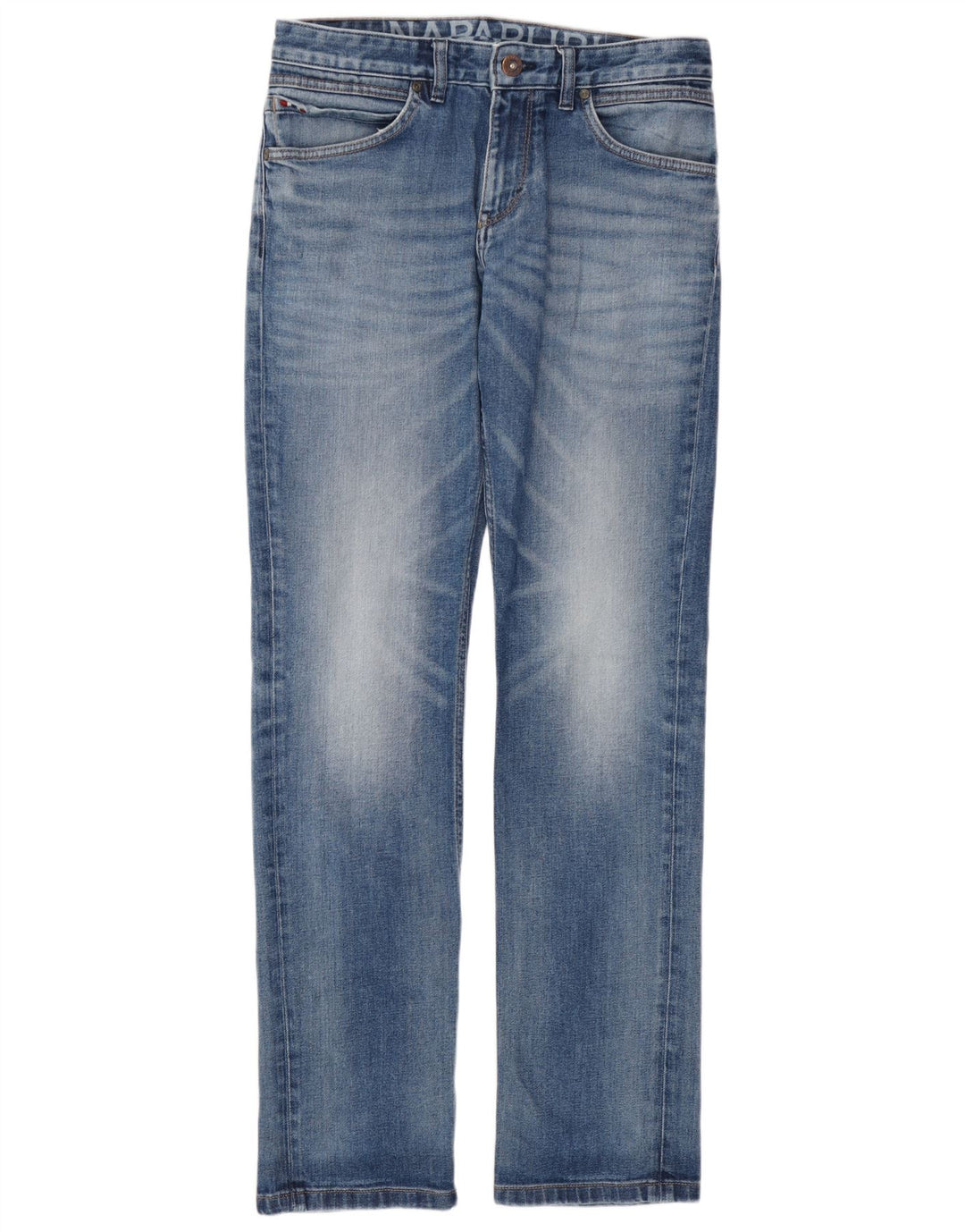 Napapijri Straight Jeans til mænd W31 L34 Blå bomuld