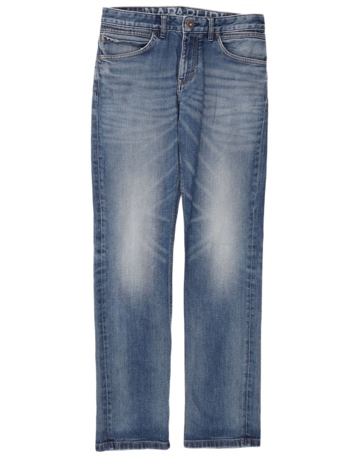 Napapijri Straight Jeans til mænd W31 L34 Blå bomuld