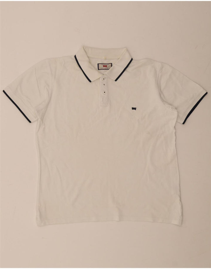 Carrera Herre Regular Fit Polo Shirt XL Hvidstribet