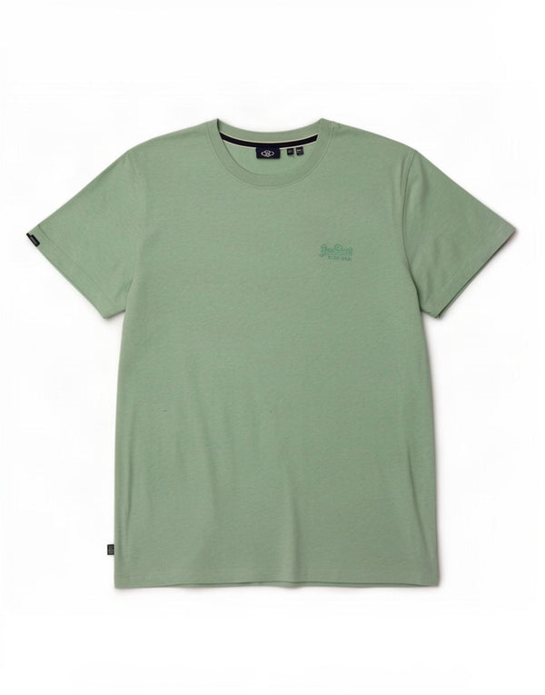 Superdry T-shirt top til mænd 2XL grøn bomuld