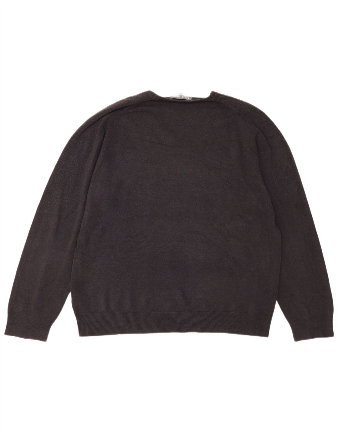 Marks & Spencer Herre V-hals sweater 2XL marineblå akryl