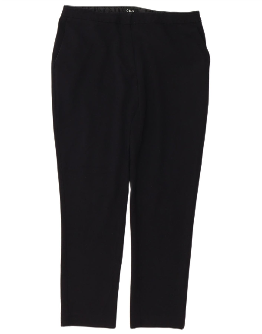 Oasis Lige Chinobukser til kvinder UK 12 Medium W32 L26 Sort Polyester