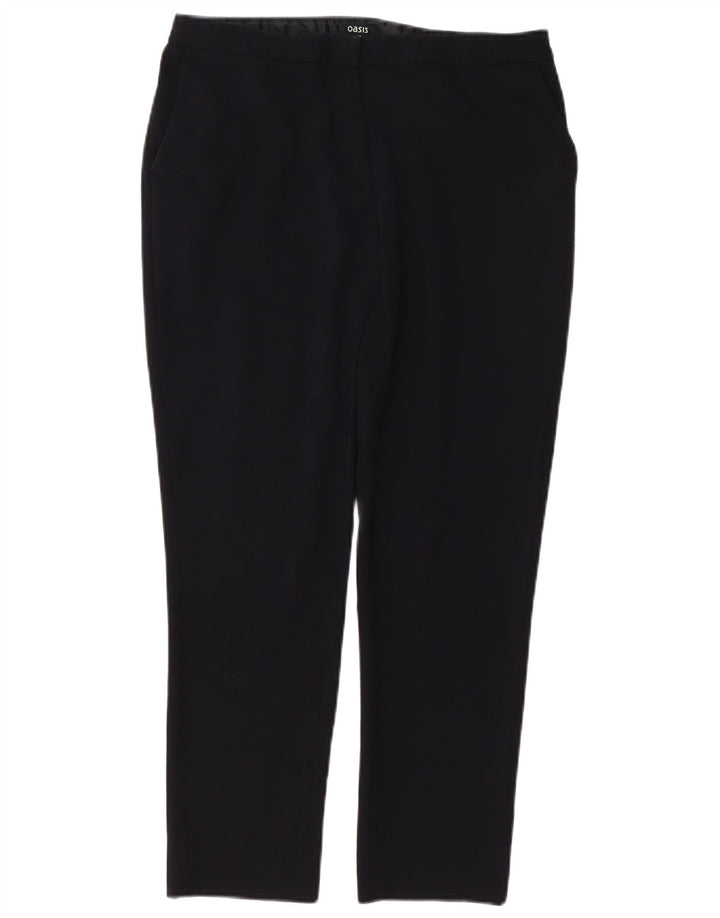 Oasis Lige Chinobukser til kvinder UK 12 Medium W32 L26 Sort Polyester