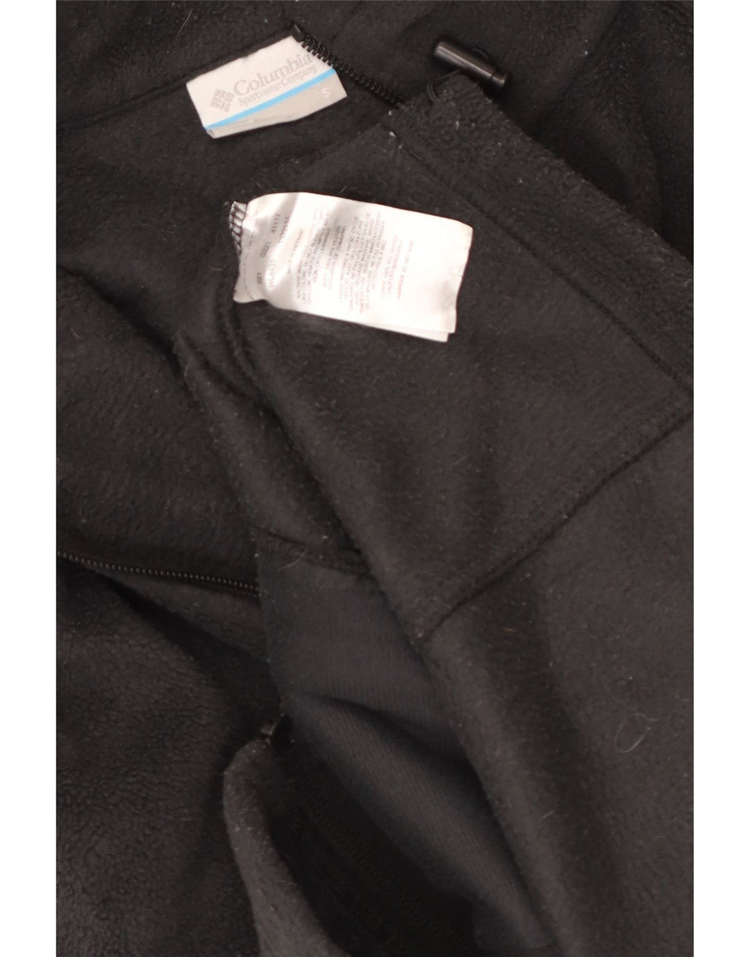 COLUMBIA Fleecejakke til kvinder UK 10 Lille sort polyester