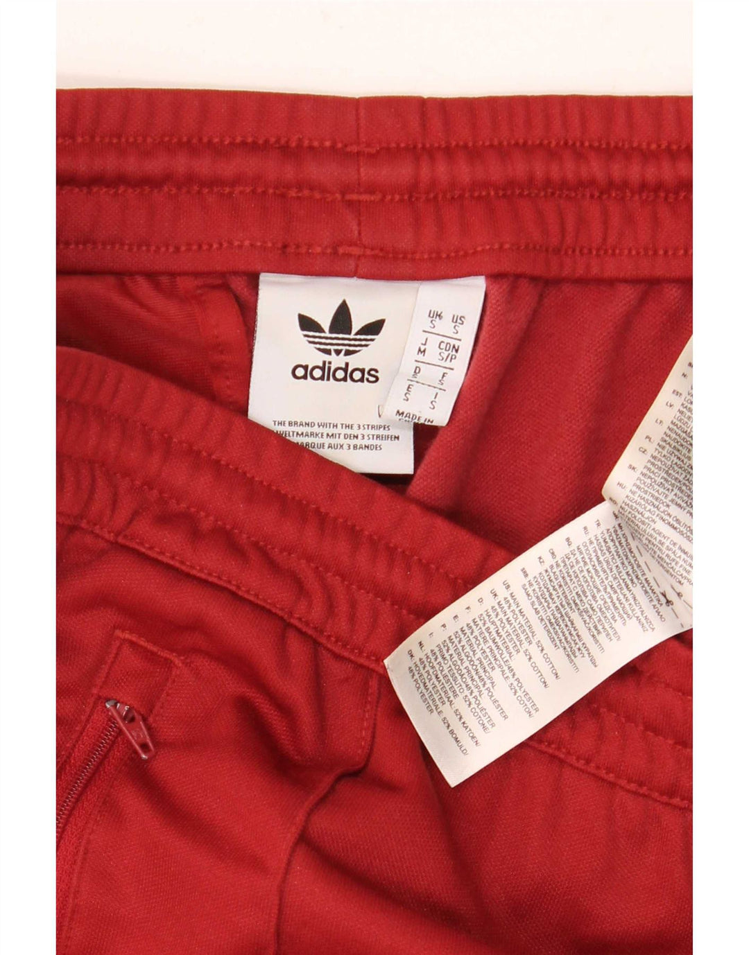 Adidas Træningsdragtsbukser til mænd Små røde bomuld