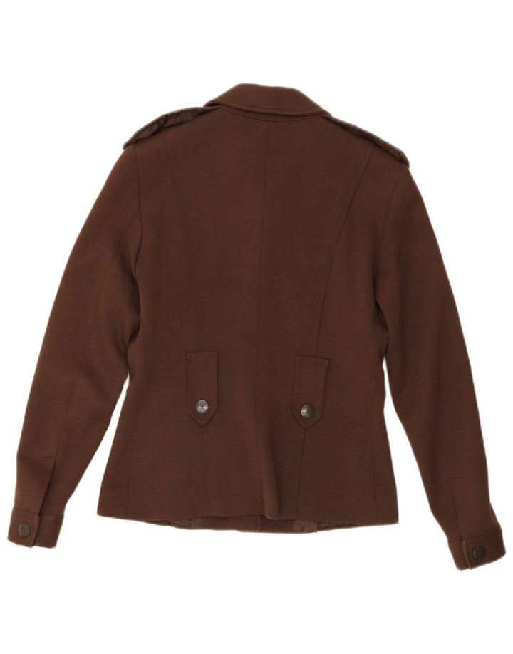 Roccobarocco Dame 5-knaps 2-delt nederdel sæt UK 10 Small W23 Brown Army