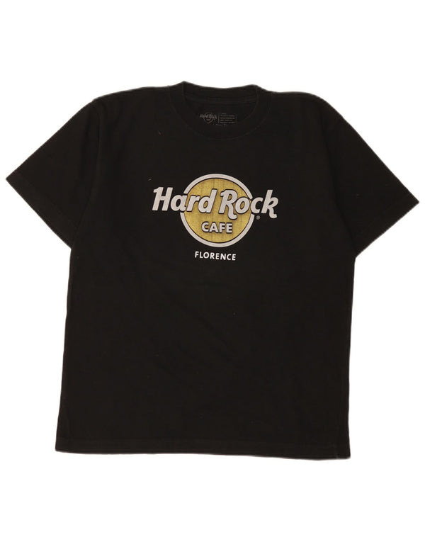 Hard Rock Cafe Boys Florence Grafisk T-Shirt Top 13-14 År Stor Sort