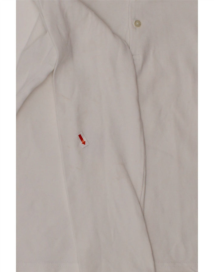 POLO RALPH LAUREN Pigepoloskjorte 12-13 år Stort hvidt bomuldshjerte