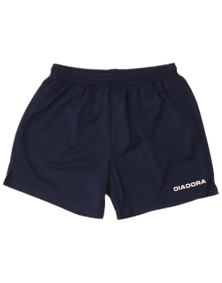 Diadora drenge sportsshorts 11-12 år XL marineblå polyester