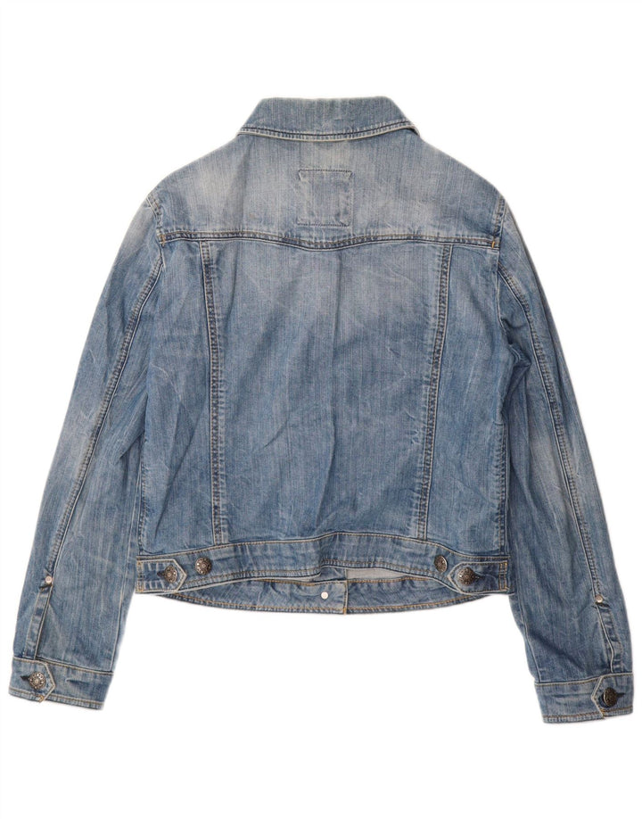 ESPRIT Dame denimjakke UK 20 2XL Blå Bomuld