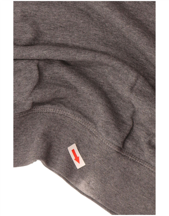 Diesel Herre Grafisk Sweatshirt Jumper Lille Grå Bomuld