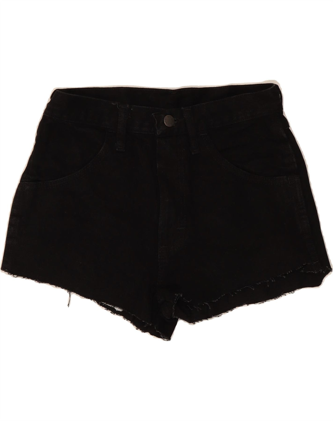 RUSTLER Womens Rustler Denim Shorts W29 Medium Black Cotton Vintage Rustler and Second-Hand Rustler from Messina Hembry 