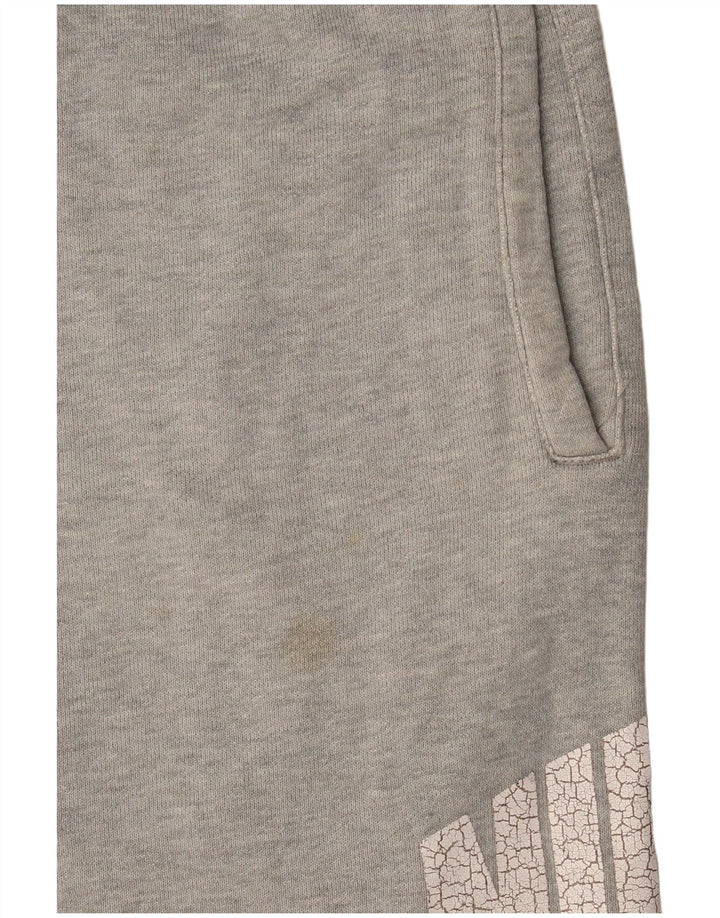 Nike Herre grafiske sportsshorts mellemgrå bomuld