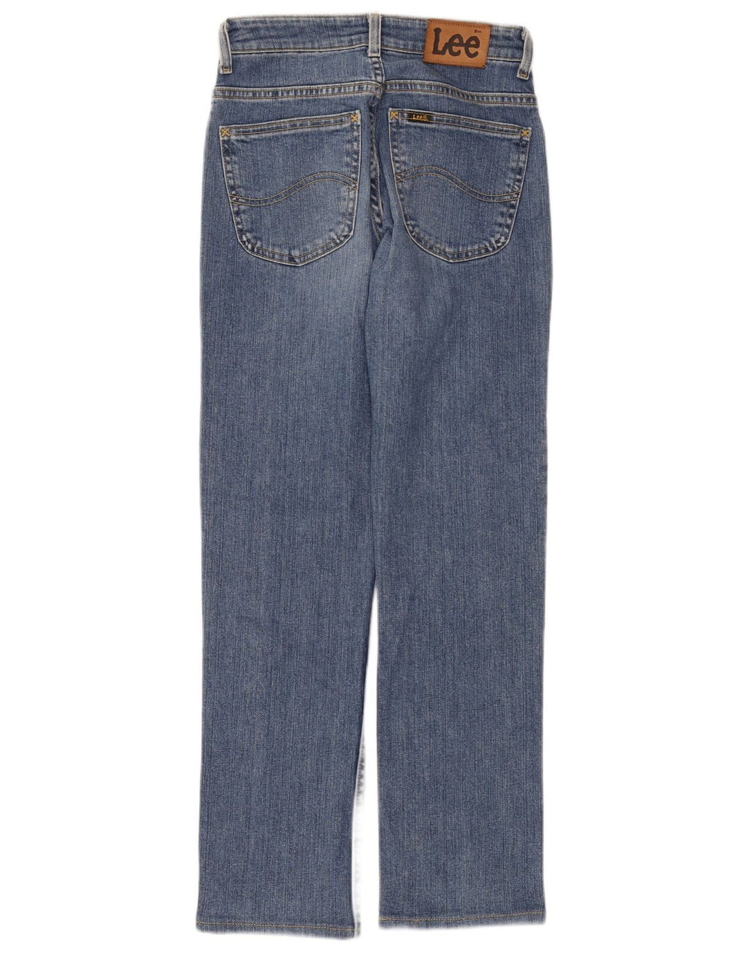 Lee Straight Jeans til kvinder W28 L29 Blå