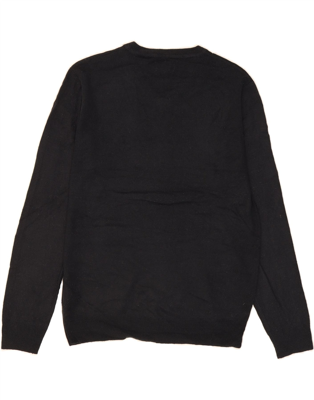 PIERRE CARDIN Mens V-Neck Jumper Sweater Medium Navy Blue Acrylic Vintage Pierre Cardin and Second-Hand Pierre Cardin from Messina Hembry 