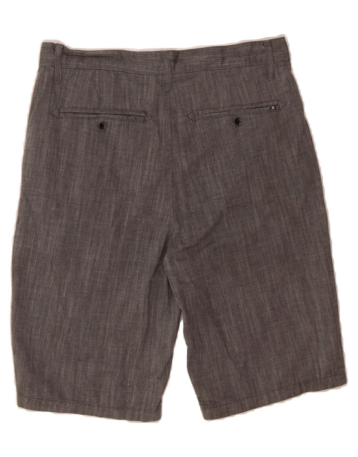 HURLEY Mens Chino Shorts W28 Small Grey Cotton Vintage Hurley and Second-Hand Hurley from Messina Hembry 