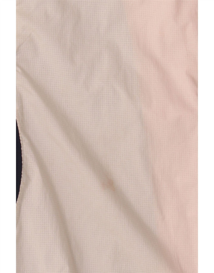 Weird Fish Dame hætte vindjakke UK 14 Large White Colourblock