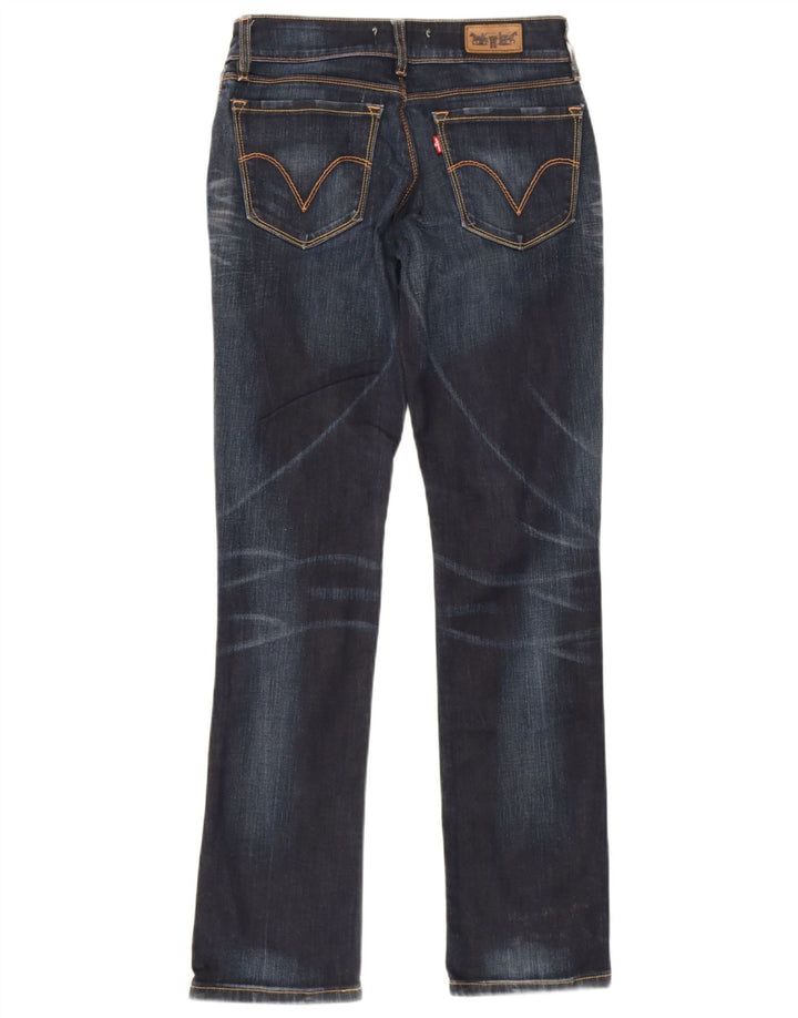Levi's Dame 470 Straight Jeans W30 L33 Marineblå