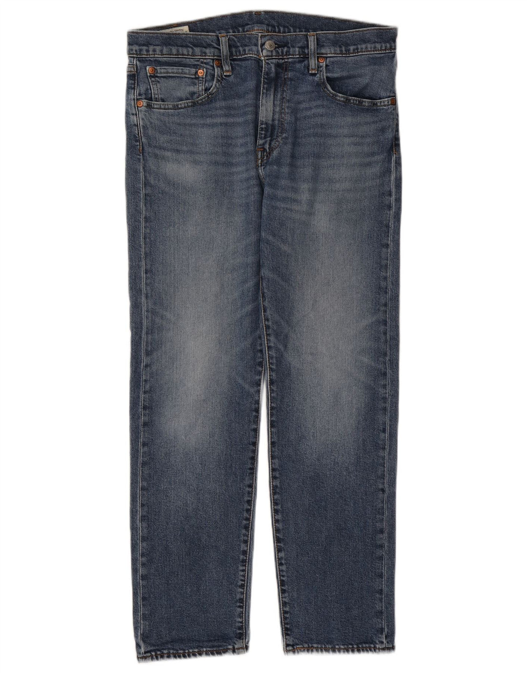 Levi's Herre 502 tilspidsede jeans W33 L30 blå bomuld