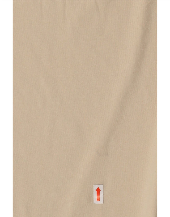 VANS Herre Classic Fit T-Shirt Top 2XL Beige Bomuld