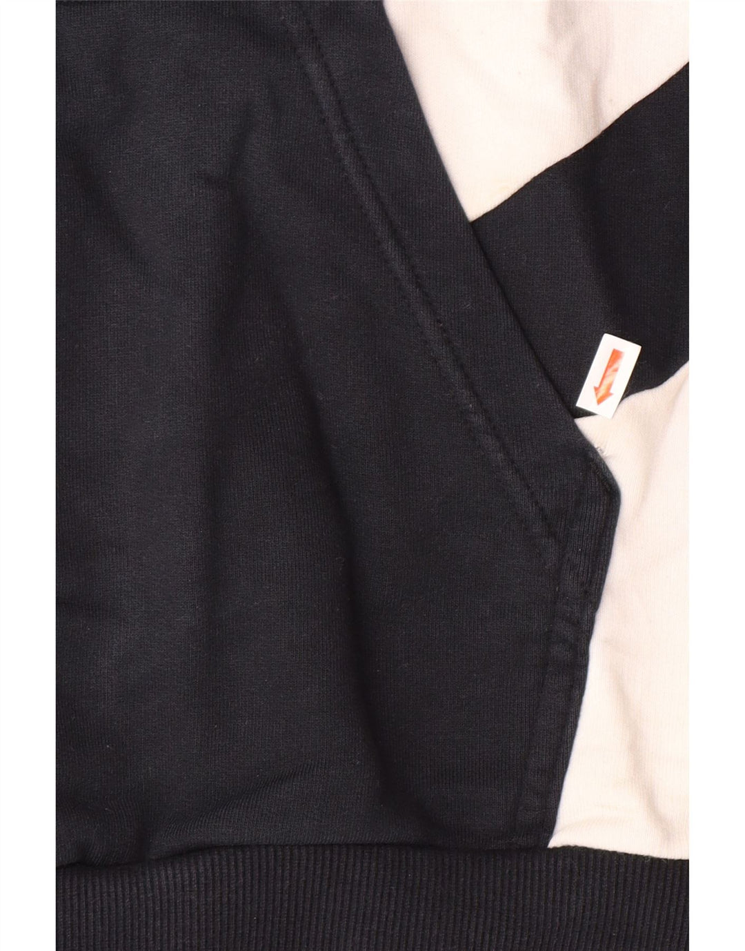 PUMA Grafisk hættetrøje til mænd Stor Sort Colourblock Bomuld