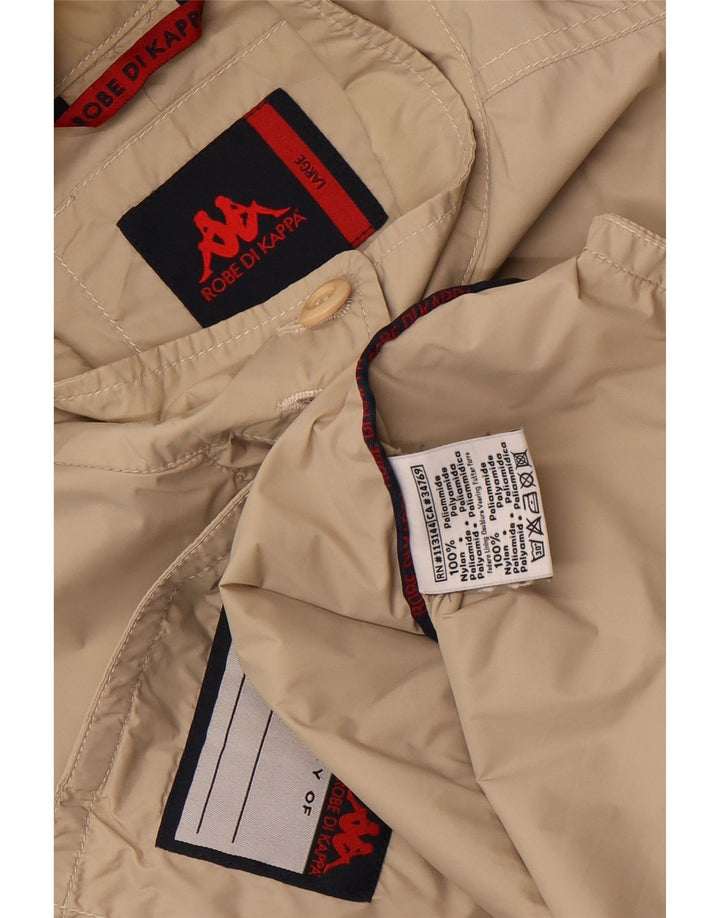 Kappa Dame Military Jacket UK 16 Stor Beige Polyamid