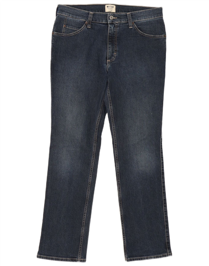 MUSTANG Herre Tramper Slim Jeans W36 L32 Marineblå Bomuld