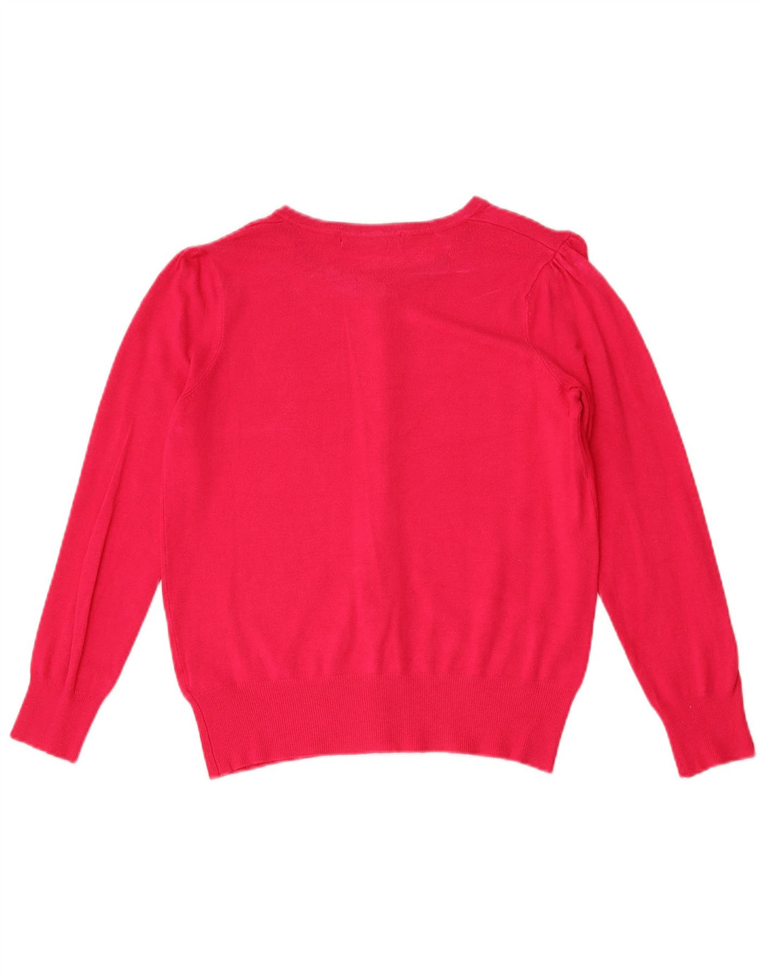 Marks & Spencer Dame Cardigan Sweater UK 10 Small Pink Viscose