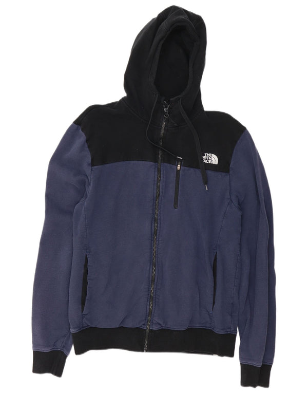 The North Face Herre hættetrøje med lynlås Medium Marineblå Colourblock Bomuld
