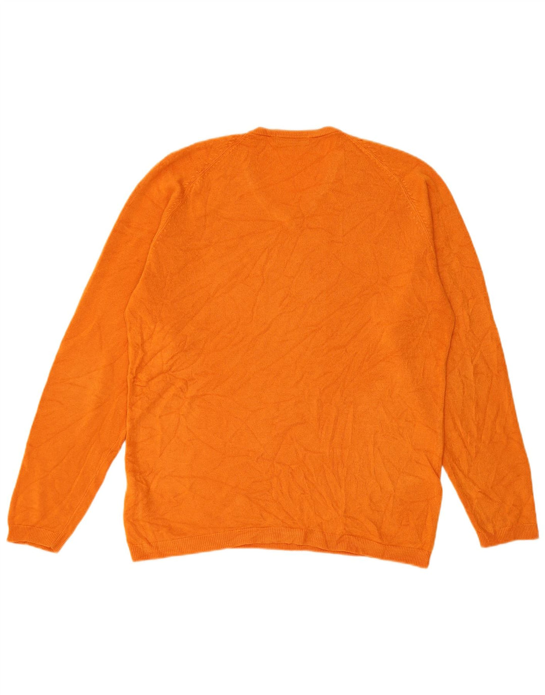 Marks & Spencer Herre Autograph V-hals sweater Small Orange Akryl
