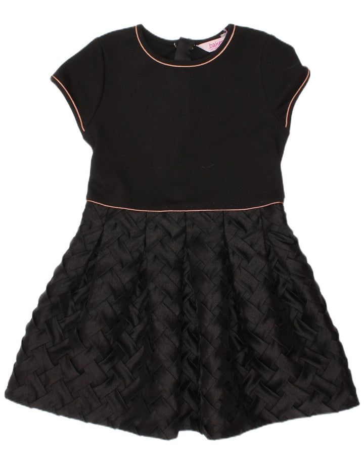 Ted Baker Girls A-Line Kjole 5-6 År Sort Polyester