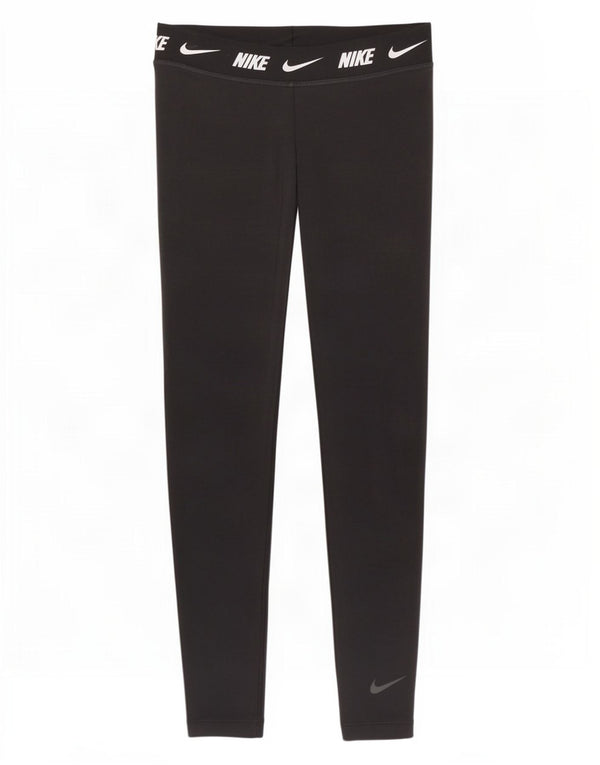 Nike Dame Grafiske Leggings UK 16 Large Black Bomuld